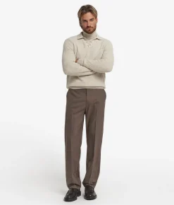 Polo punto waffle in Cashmere Ultrasoft