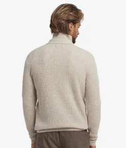 Polo punto waffle in Cashmere Ultrasoft