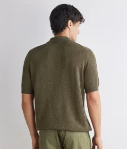 Polo punto waffle in cotone