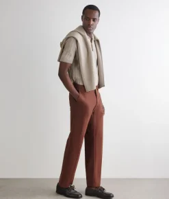 Polo trecce coste in lino e cotone