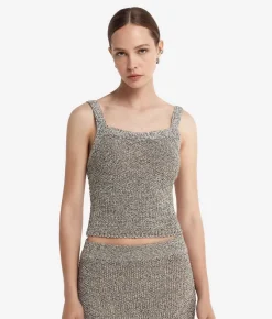 Top con pailettes