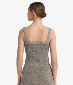 Top con pailettes