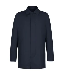 Trench tecnico in cotone e cashmere