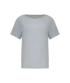 T-shirt barchetta in seta e modal