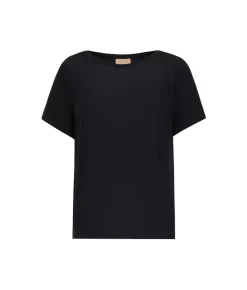 T-shirt barchetta in seta e modal