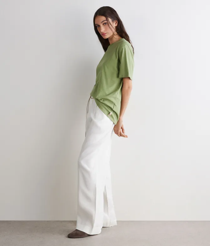 T-Shirt girocollo in cotone