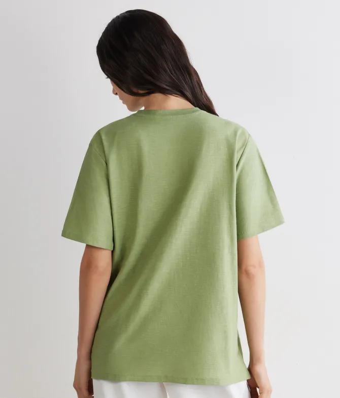 T-Shirt girocollo in cotone