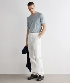 T-shirt girocollo in cotone