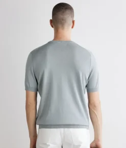 T-shirt girocollo in cotone