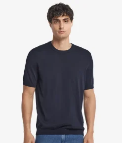 T-shirt girocollo in cotone