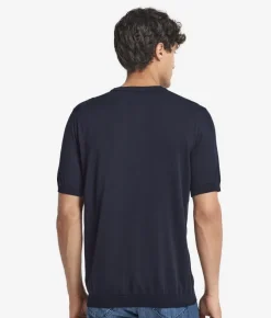 T-shirt girocollo in cotone