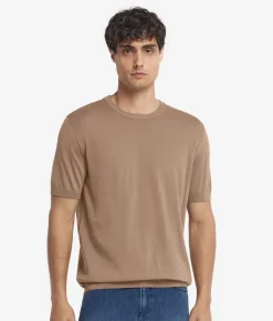 T-shirt girocollo in cotone