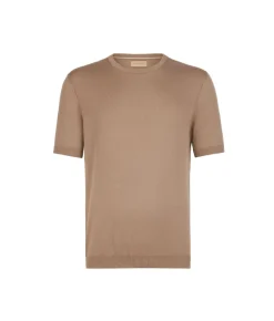 T-shirt girocollo in cotone