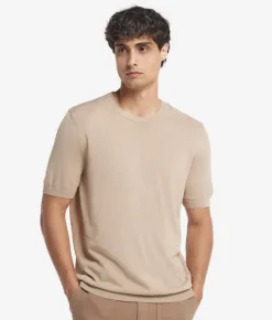 T-shirt girocollo in cotone