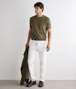 T-shirt girocollo in cotone