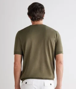 T-shirt girocollo in cotone