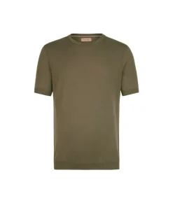 T-shirt girocollo in cotone