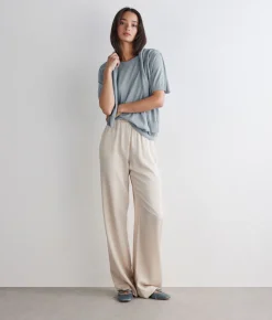 T-Shirt girocollo in cotone fresh