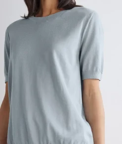 T-Shirt girocollo in cotone fresh