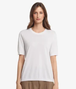 T-Shirt girocollo in cotone fresh