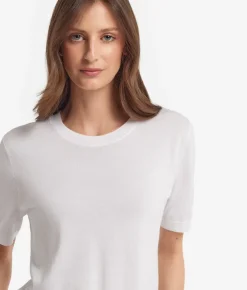 T-Shirt girocollo in cotone fresh