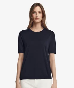 T-Shirt girocollo in cotone fresh