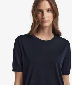 T-Shirt girocollo in cotone fresh