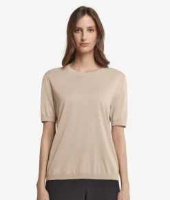 T-Shirt girocollo in cotone fresh