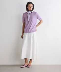 T-Shirt girocollo in cotone fresh