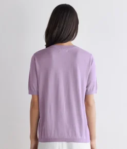 T-Shirt girocollo in cotone fresh