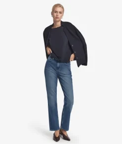 T-Shirt girocollo in seta e modal