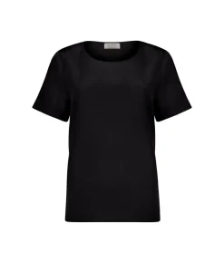 T-Shirt girocollo in seta e modal