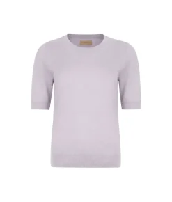 T-shirt girocollo lino e cotone
