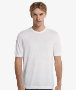 T-shirt in lino cotone