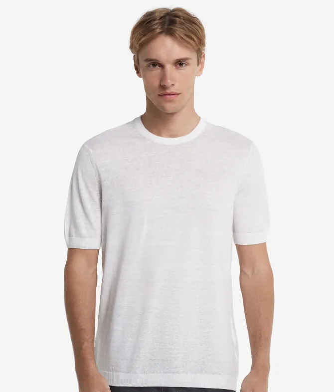 T-shirt in lino cotone
