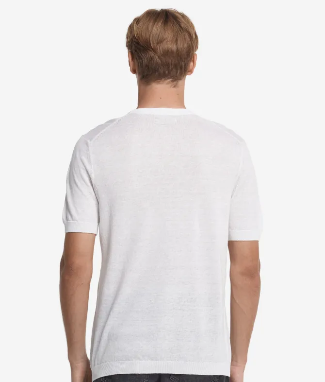 T-shirt in lino cotone