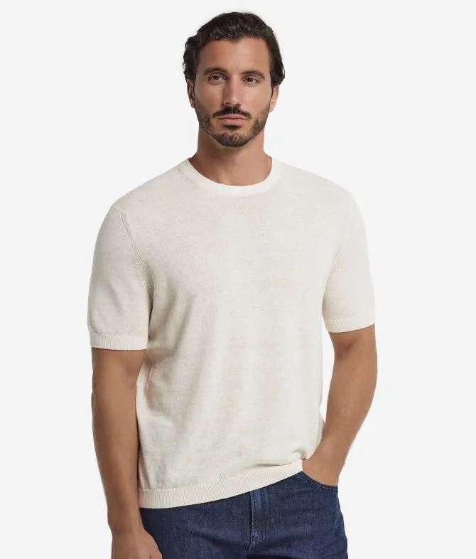 T-shirt in lino cotone