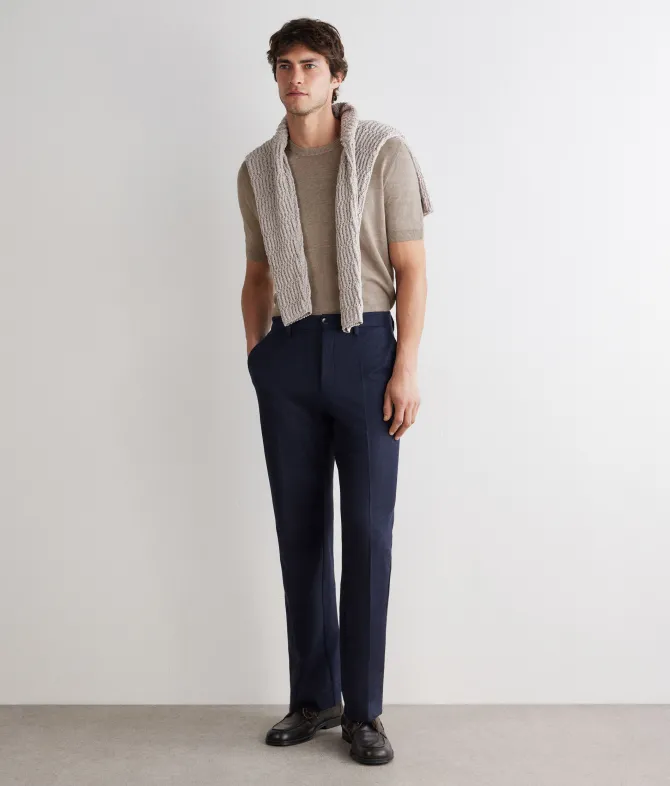 T-shirt in lino cotone