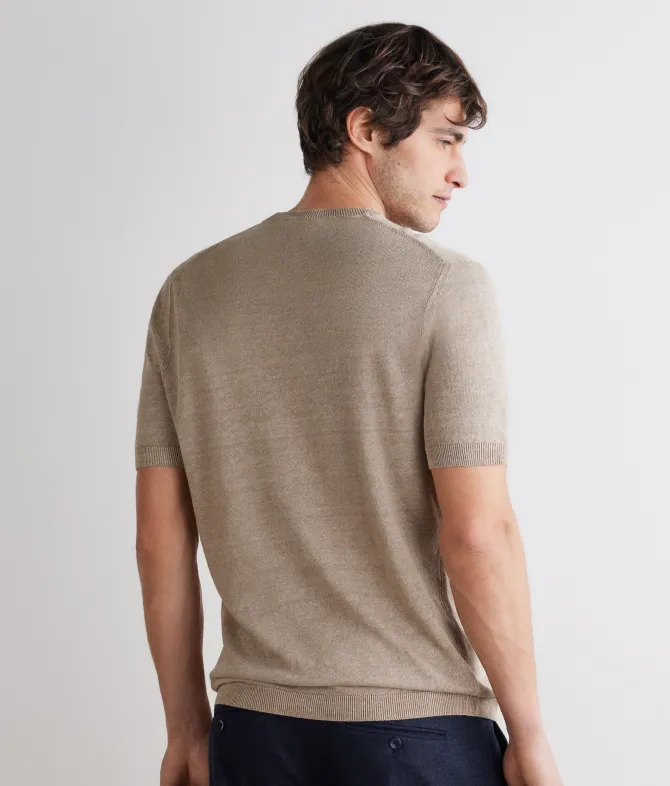 T-shirt in lino cotone