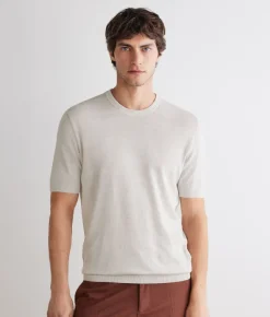T-shirt in lino cotone