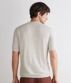 T-shirt in lino cotone
