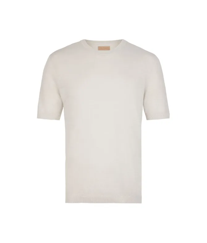 T-shirt in lino cotone