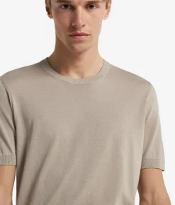 T-Shirt in seta cotone