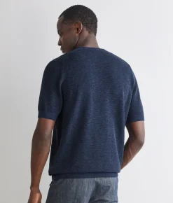 T-shirt punto waffle in cotone
