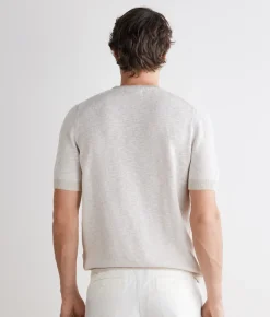 T-shirt punto waffle in cotone